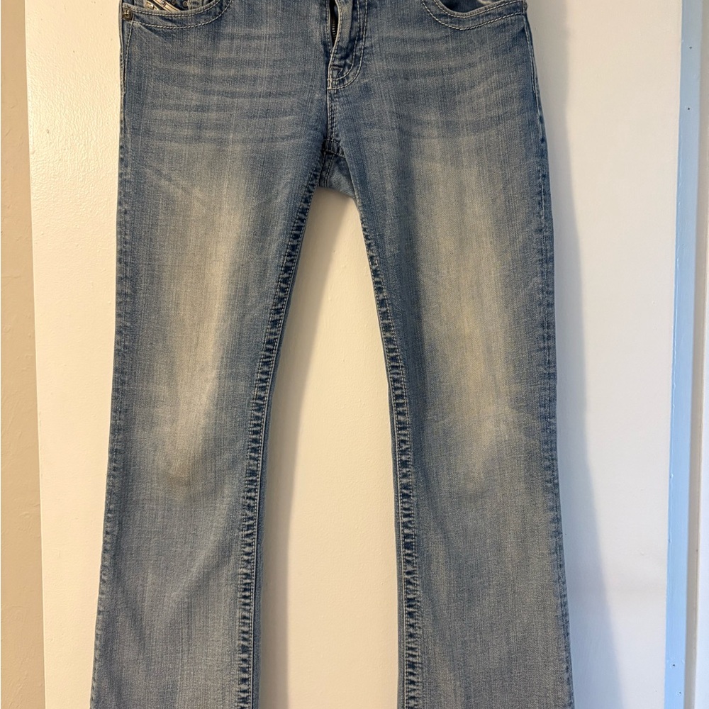 Miss Me Light Blue Boot Cut Jeans
